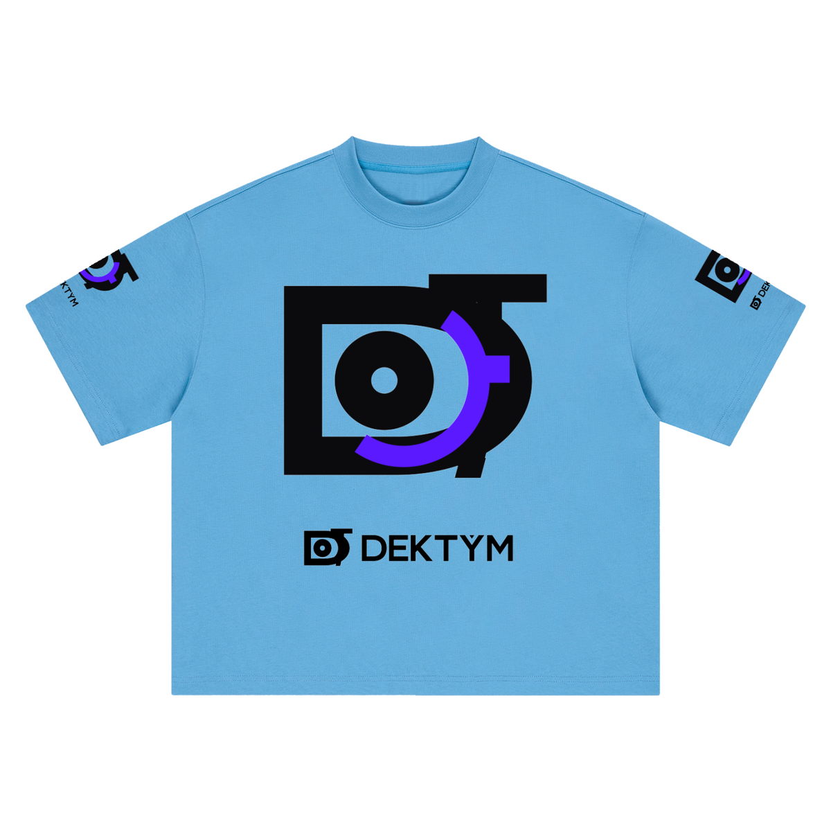DEKTYM Heavyweight Oversized Boxy Tee, product view 3