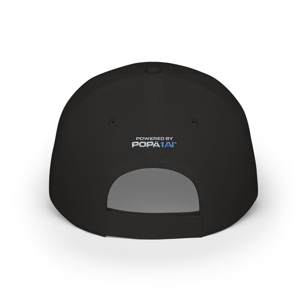 Popâ 1AI™ Signature Edition Embroidered Baseball Cap — Black