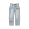 RT Black One’s 1.2 washed wide-leg jeans, front view