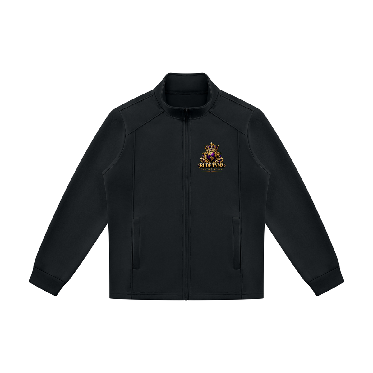 Earth 1 Royal Stand-Collar Track Jacket