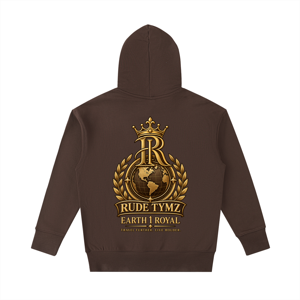 Earth 1 Royal Heavyweight Cotton Hoodie