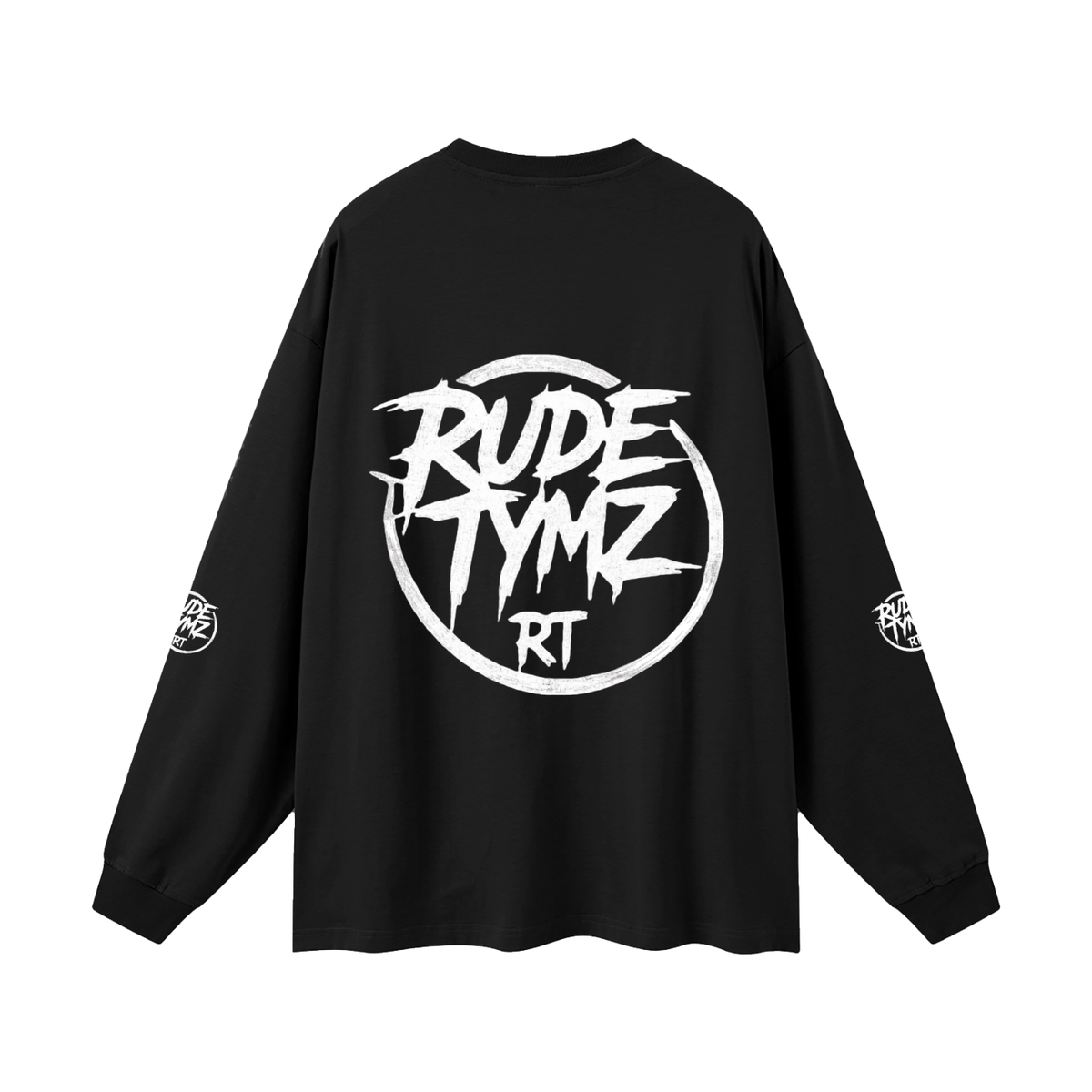 Heavyweight Oversized Cotton Long-Sleeve Tee by Rude Tymz