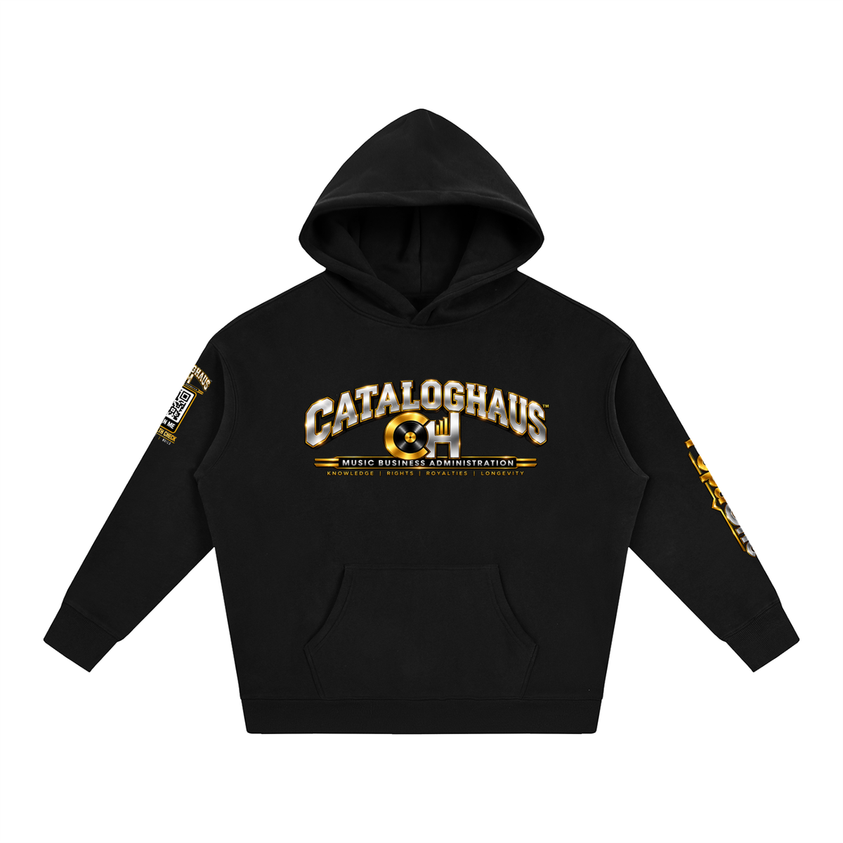 Cataloghaus™ Collegiate Oversized Fleece Hoodie
