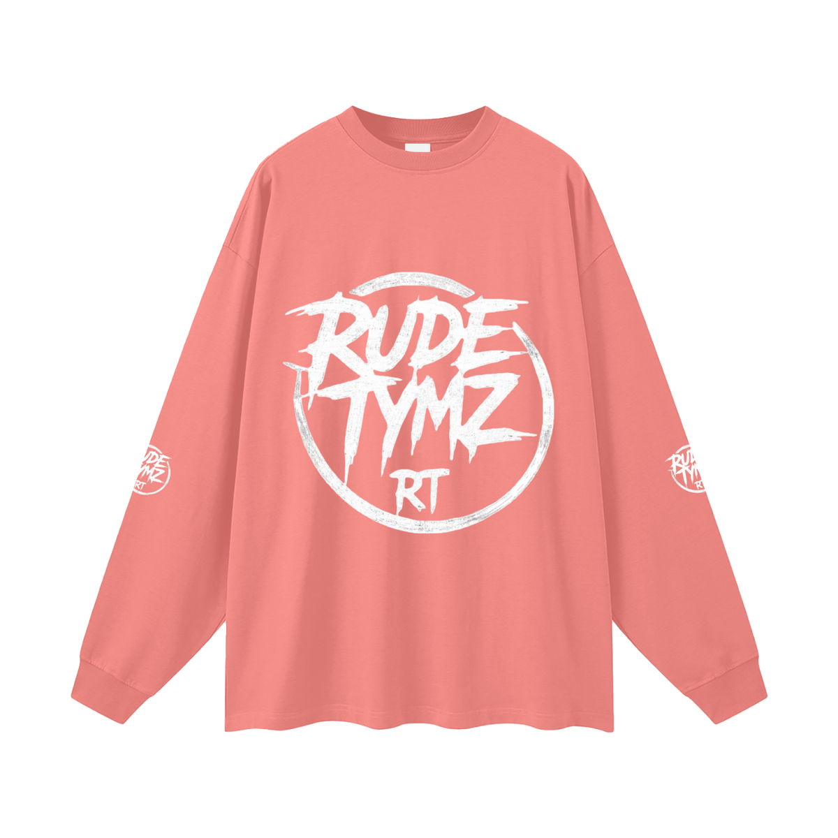 Heavyweight Oversized Cotton Long-Sleeve Tee by Rude Tymz