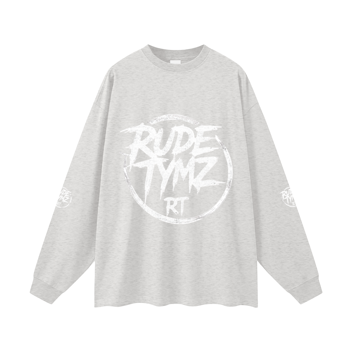 Heavyweight Oversized Cotton Long-Sleeve Tee by Rude Tymz
