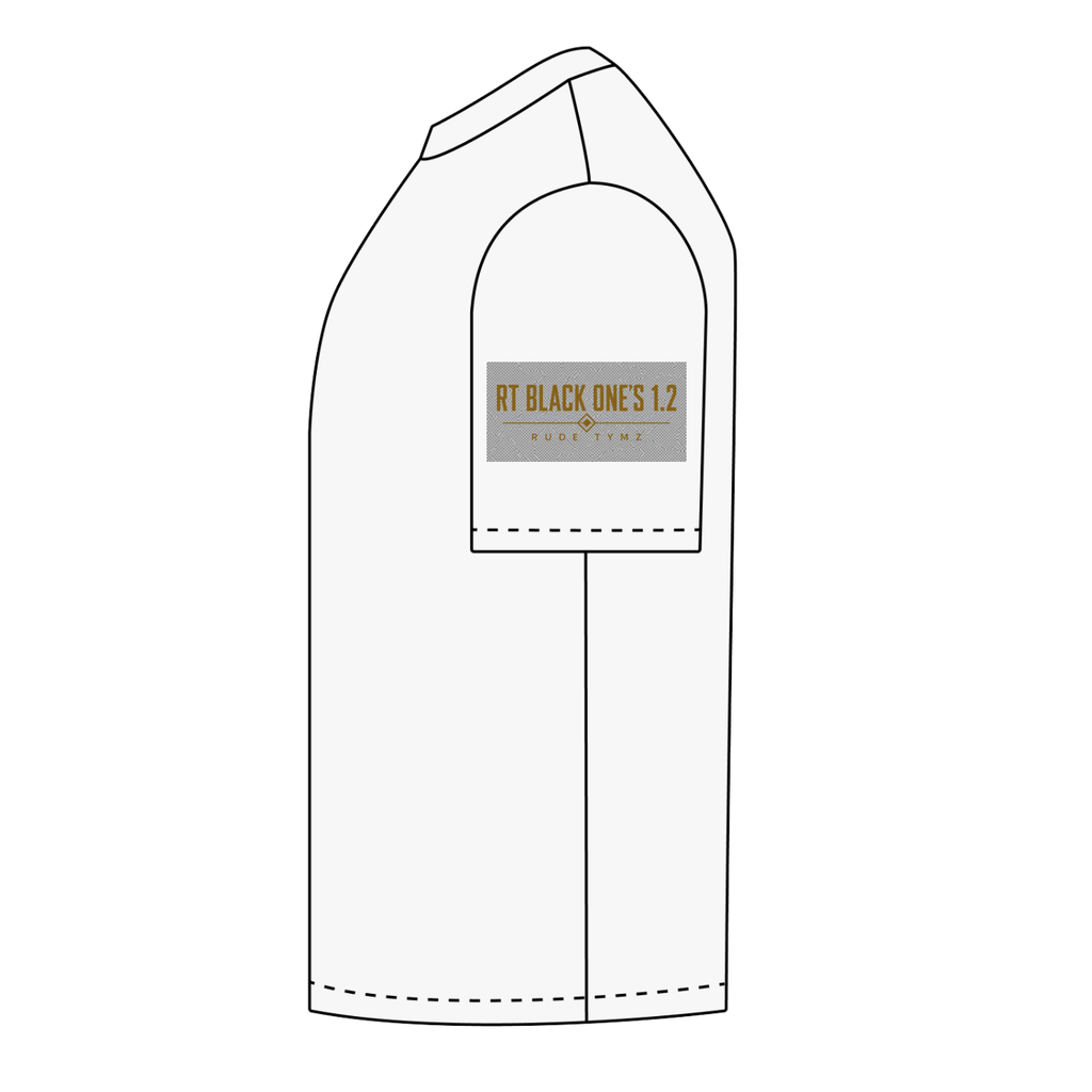 RT Black One’s 1.2 heavyweight logo T-shirt alternate product view