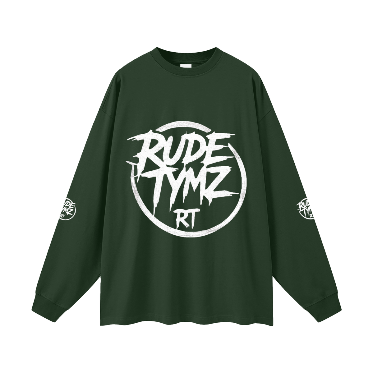 Heavyweight Oversized Cotton Long-Sleeve Tee by Rude Tymz