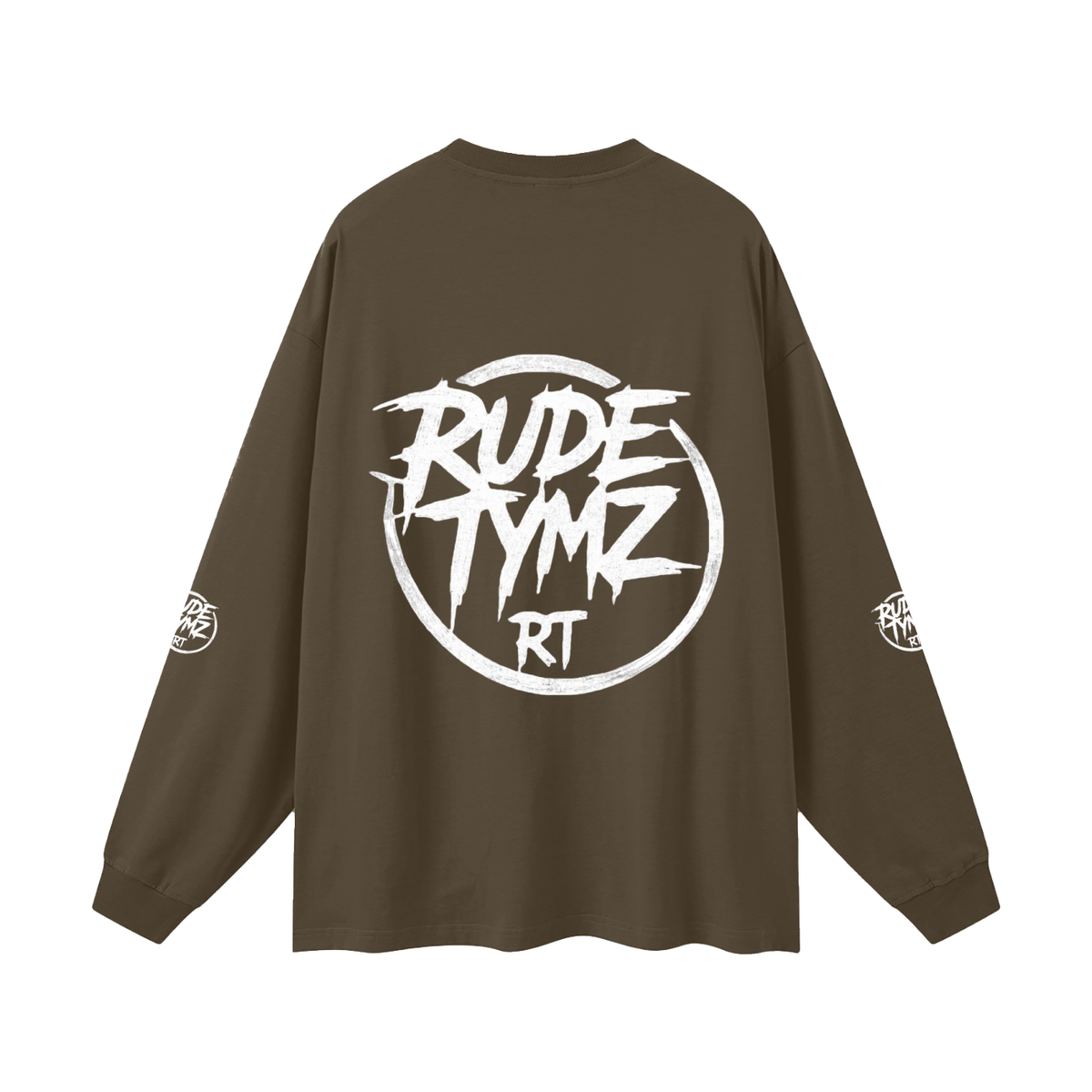 Heavyweight Oversized Cotton Long-Sleeve Tee by Rude Tymz