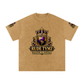 Earth 1 Royal Snow-Washed Oversized T-Shirt