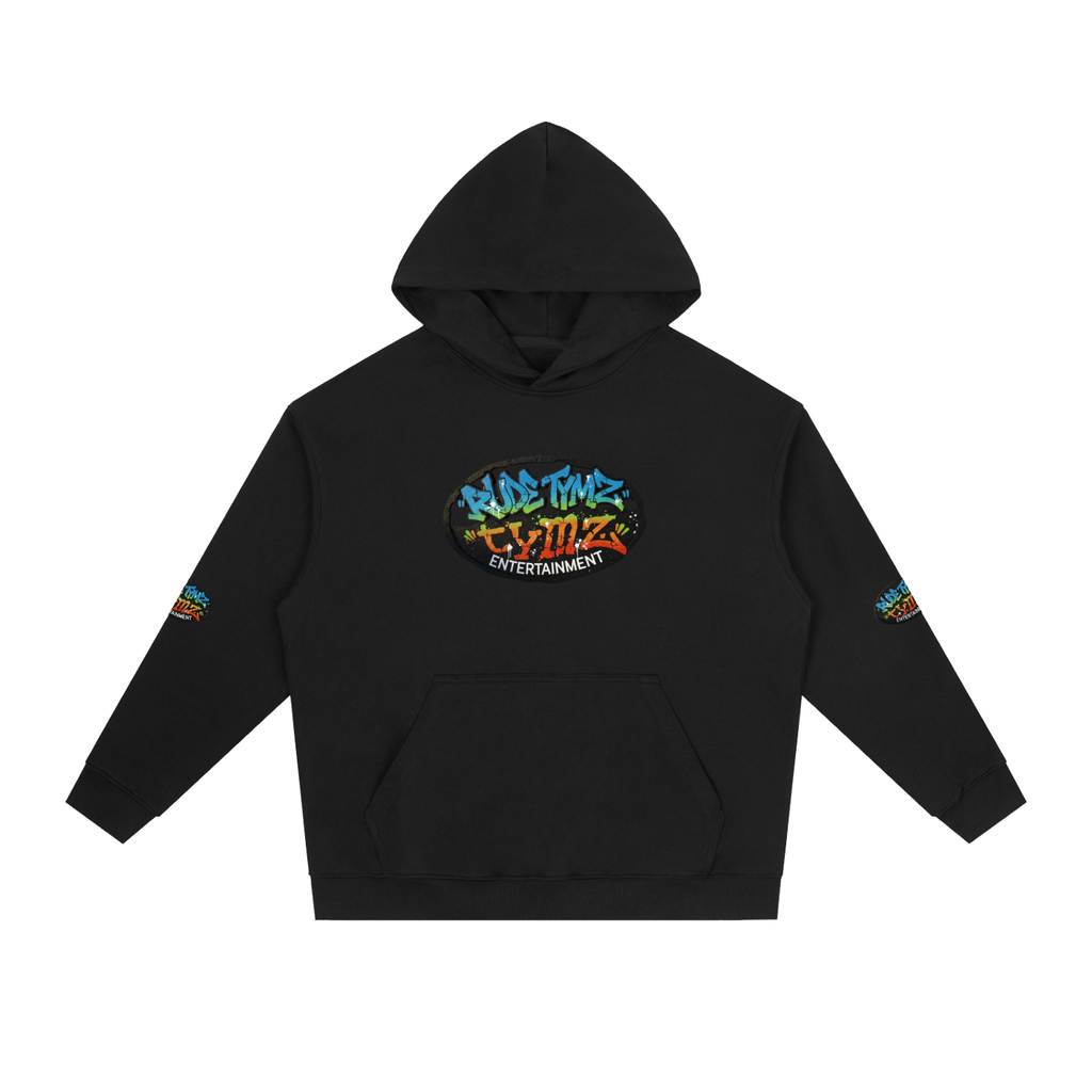 Rude Tymz Entertainment Heavyweight Drop-Shoulder Hoodie by Rude Tymz