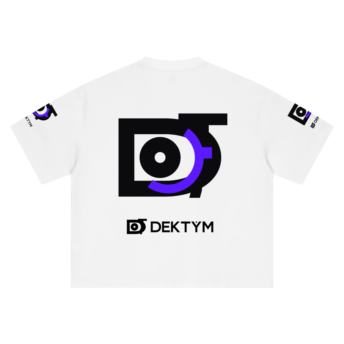 DEKTYM Heavyweight Oversized Boxy Tee, product view 2