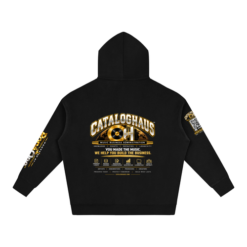Cataloghaus™ Collegiate Oversized Fleece Hoodie