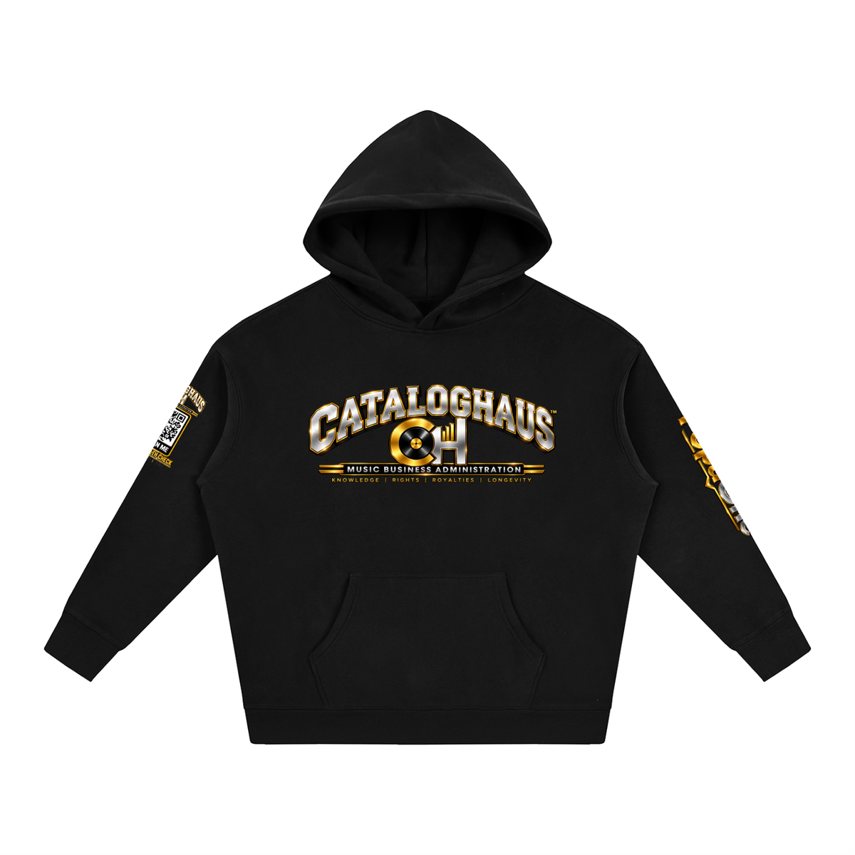 Cataloghaus™ Collegiate Oversized Fleece Hoodie