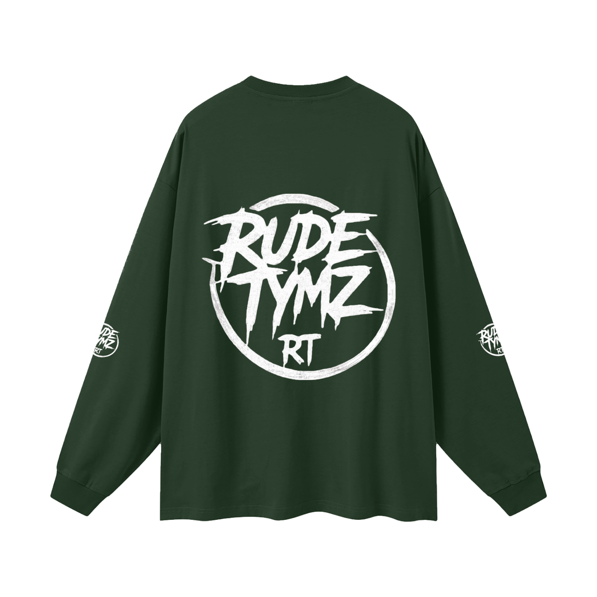 Heavyweight Oversized Cotton Long-Sleeve Tee by Rude Tymz