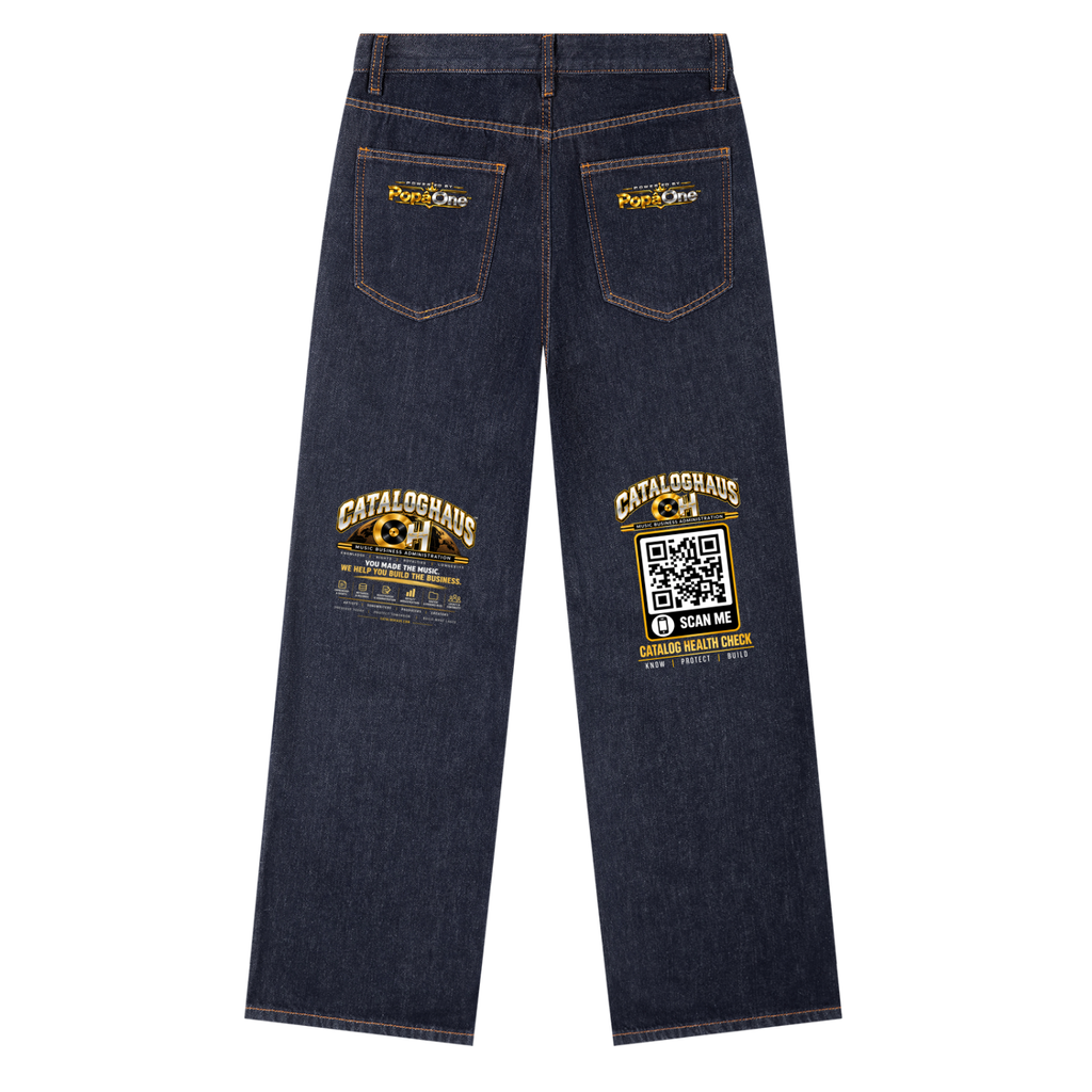 Cataloghaus™ Collegiate Heavyweight Straight-Leg Jeans
