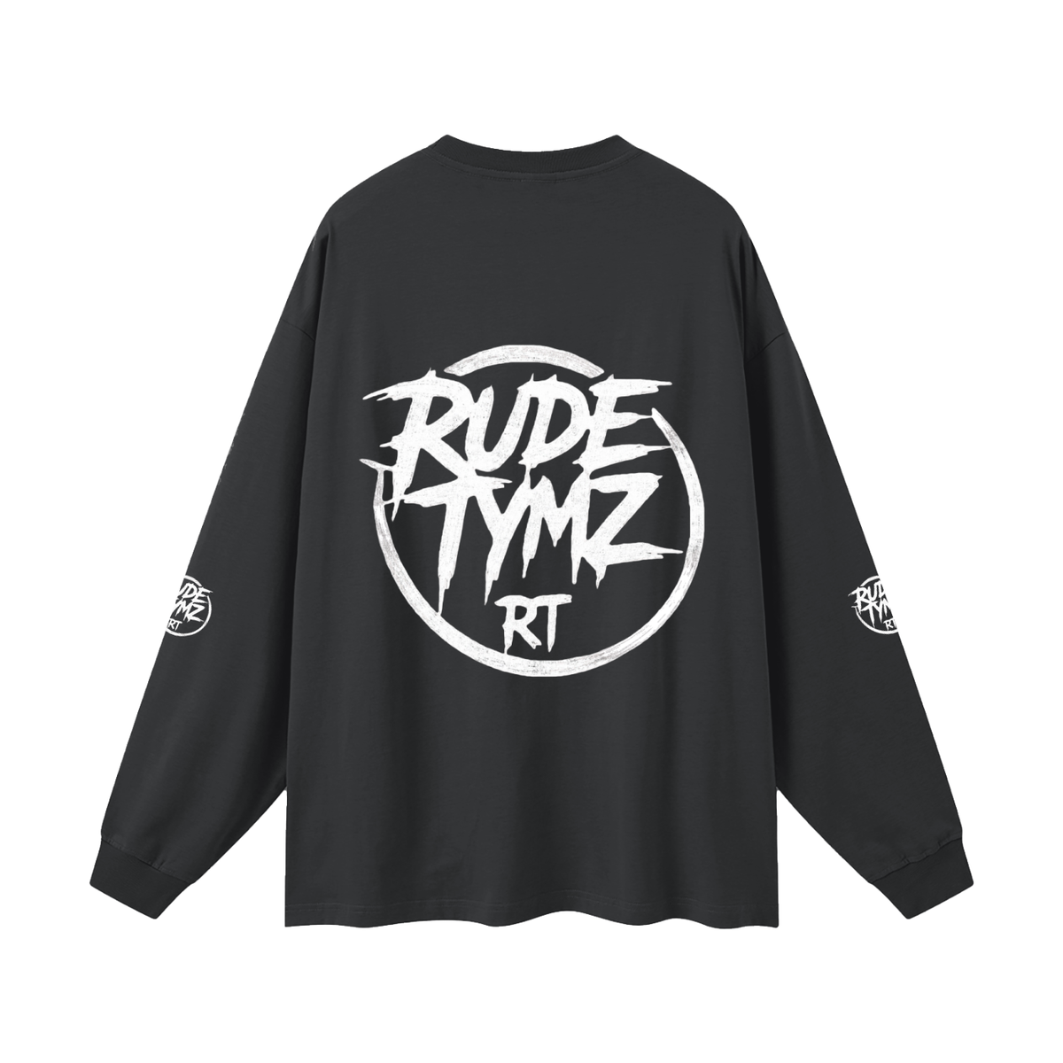 Heavyweight Oversized Cotton Long-Sleeve Tee by Rude Tymz