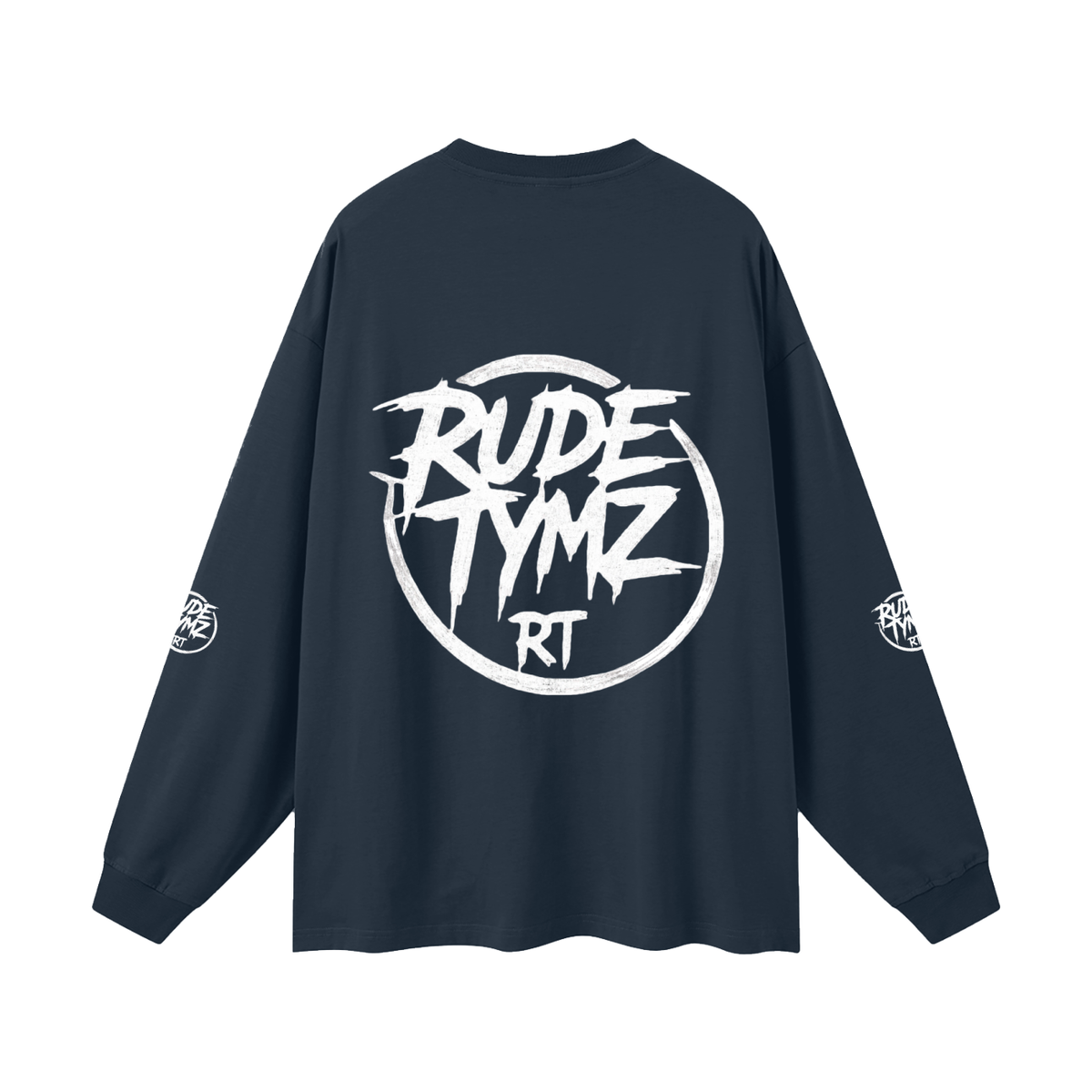 Heavyweight Oversized Cotton Long-Sleeve Tee by Rude Tymz